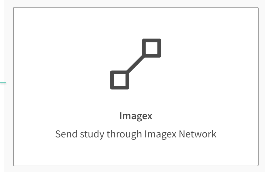 How do I share a study using the Medicom portal?